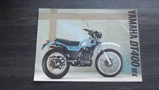 CATALOGUE BROCHURE MOTOS YAMAHA DT 400 MX + GAMME ET LISTE DE PRIX 1977