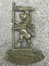 Cap Badge "New Zealand Rifles" WW1,Fabrication Gaunt