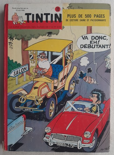 Reliure tintin belge - belge, 72