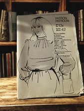 Rare patron de couture vintage