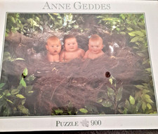 PUZZLE ANNE GUEDDES 900 PIECES NEUF SOUS BLISTER 3 bébés dans un nid