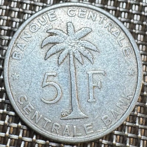 Piece francs congo - piece, de