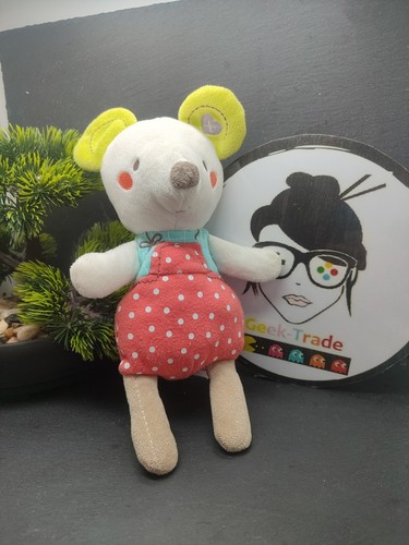 Doudou peluche souris pommette - souris,