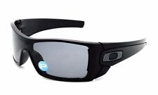 Neuf Oakley Noir Mat / Gris Polarisé Batwolf OO9101-04 Soleil Expédition Rapide