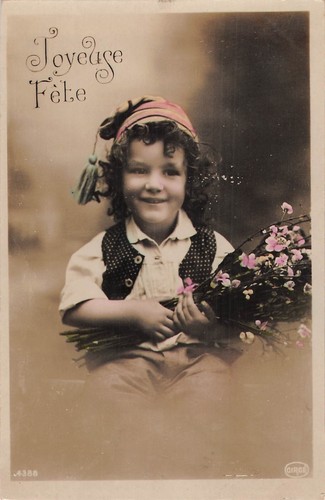 Joyeuse fete garcon - cp,