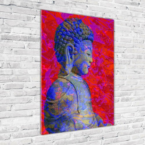 Tulup tableau sur verre - tableau,
