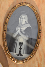 Tableau religieux soie tissé