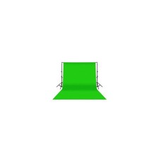 Fond de Studio vert en coton