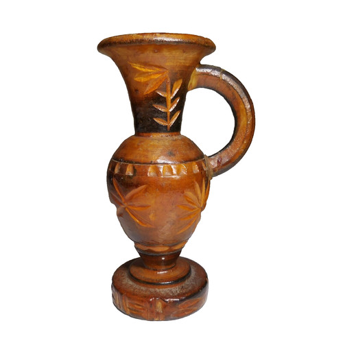 Vase soliflore bois - , sculpture
