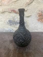 Ancien Vase Soliflore Noir