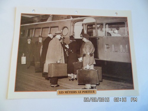 Carte fiche train les metiers - les,