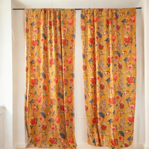 Rideau indien vintage coton - rideau,