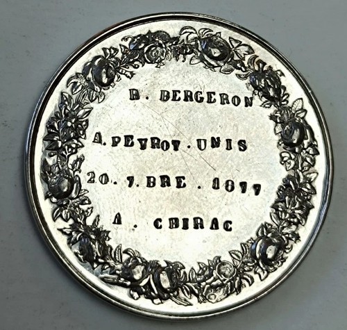 Médaille mariage argent - mariage, en