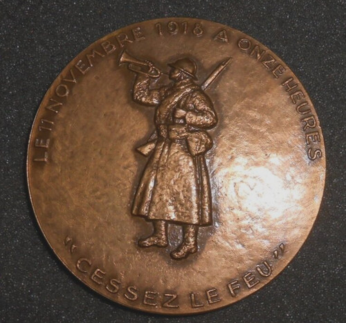 Medaille bronze cessez le - bronze, « cessez