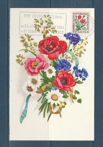 Frd carte fleur 15c taxe - carte,