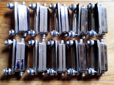 X 10 coquilles big R Vintage ROGERS snare drum lugs X 10 set