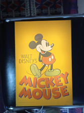 Hyper rare déco LAMPE Disney Mickey Mouse Art Sur Toile bon état
