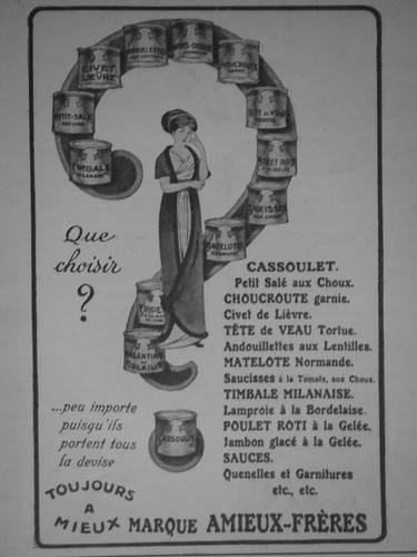 Publicité presse 1913 amieux - publicitÉ,
