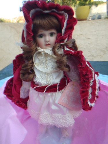 Poupee porcelaine franklin - porcelaine,