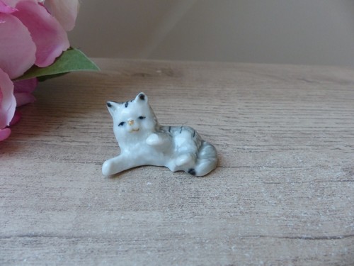 Figurine chaton porcelaine - figurine,