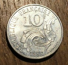 PIECE DE 10 FRANCS JIMENEZ 1986  