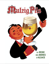 affiche poster bière mutzig