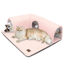 Lit pour chat avec tunnel -