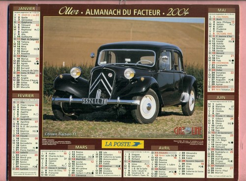 Oller calendrier almanach - oller,