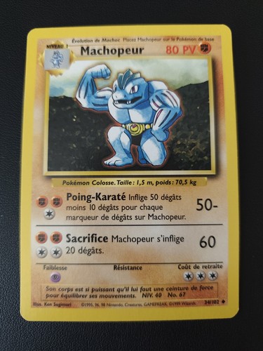 Carte pokémon machopeur - pokémon,