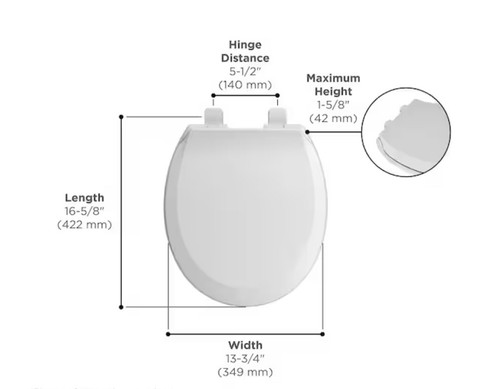 American standard cadet round - standard,