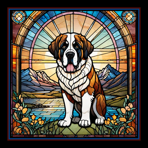 Saint bernard dog large - saint,