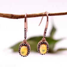 Boucles d'oreilles opale