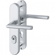 Poignée de porte palière de sécurité Stockholm - béquille double HOPPE