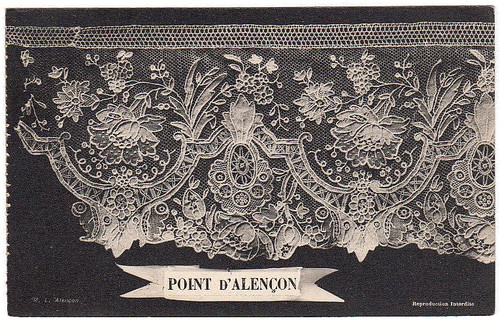 Alençon dentelle point - -,
