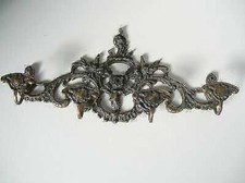 4-seater brass coat rack