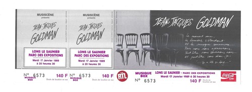 Rare ticket billet - ticket, concert