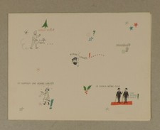 Carte de Voeux Herge 1971