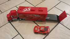DISNEY PIXAR CAMION MACK HAULER AVEC VOITURE FLASH LIGHTNING MCQUEEN