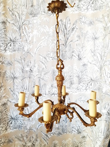 Lustre bronze feux - 6,