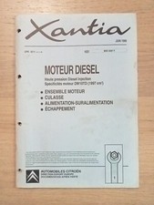 (340B) Manuel d'atelier CITROEN Xantia - Moteur Diesel HDI DW10TD, culasse, alim