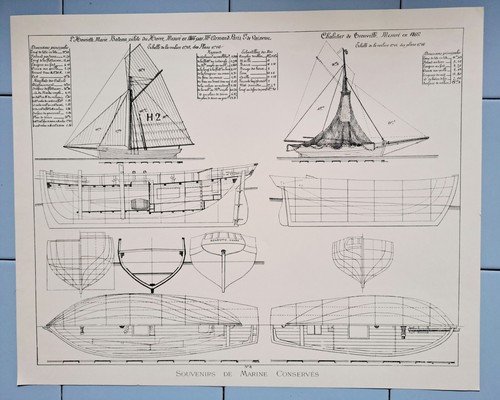 Plan henriette marie - henriette, bateau