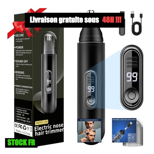 Tondeuse nez oreilles - oreilles, usb