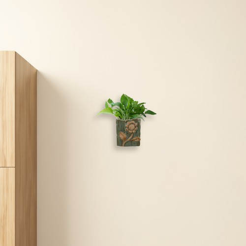 Pot fleurs pothos rétro - de,
