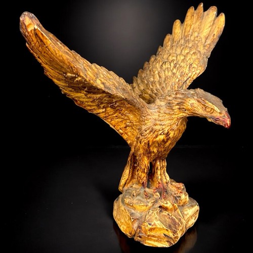 Sculpture aigle résine - en,