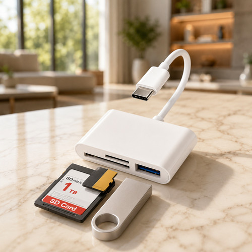 Lecteur carte usb c - lecteur, tf