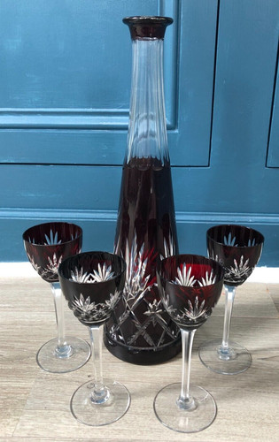 Lot carafe verres liqueur - et,