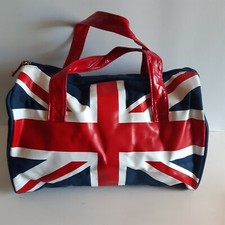 sac à main drapeau anglais vtg weekend sport british flag 