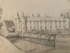 Très Beau Dessin XIXe 1830