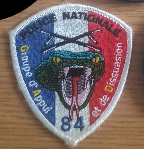 écusson tissu police - tissu,