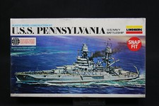 XS076 LINDBERG 1/800 maquette bateau 844 US Navy Battleship USS Pennsylvania